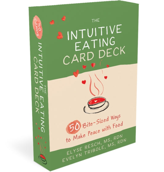 Book cover of: Intuitive Eating Card Deck. By: Elyse Resch