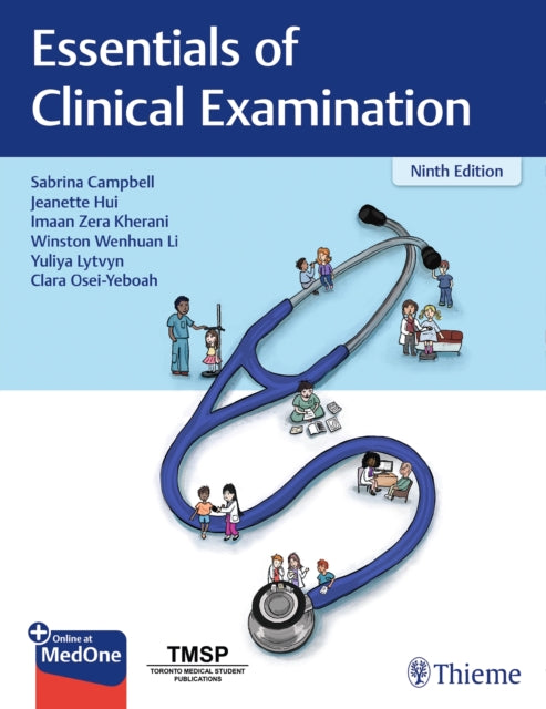 Book cover of: Essentials of Clinical Examination. By: Sabrina Campbell