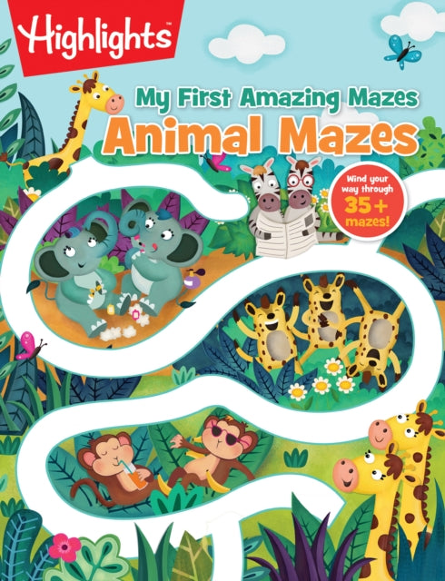 Book cover of: Animal Mazes. By: Highlights