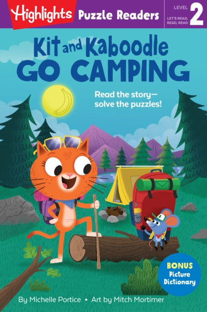 Book cover of: Kit and Kaboodle Go Camping. By: Michelle Portice