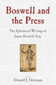 Book cover of: Boswell and the Press. By: Newman, Donald J.