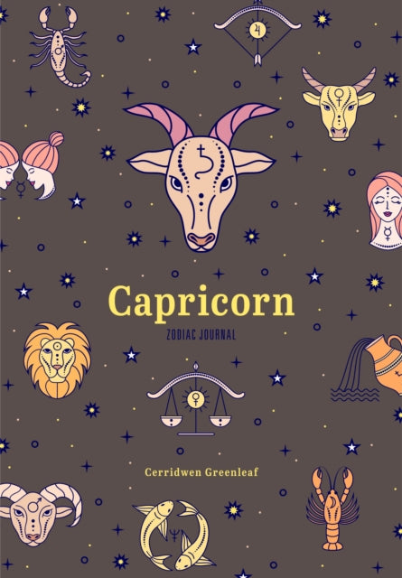 Book cover of: Capricorn Zodiac Journal. By: Cerridwen Greenleaf