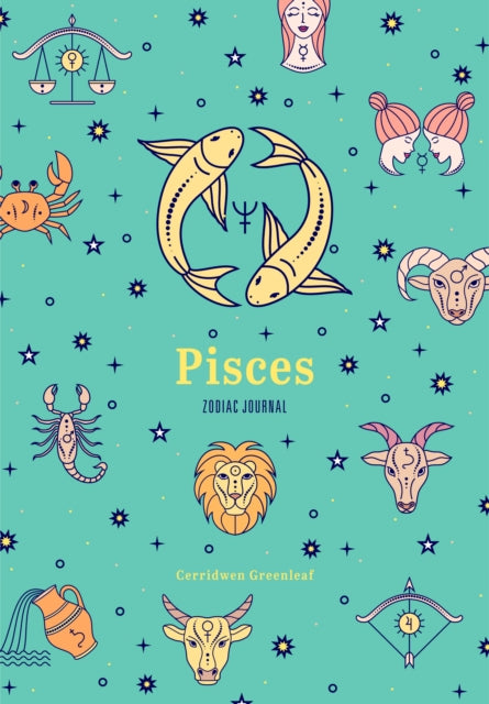 Book cover of: Pisces Zodiac Journal. By: Cerridwen Greenleaf