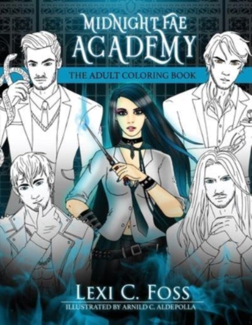 Book cover of: Midnight Fae Academy Coloring Book