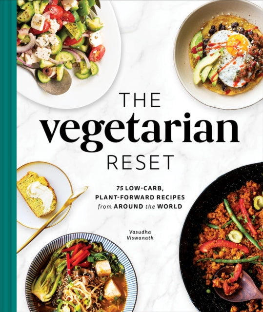 Book cover of: Vegetarian Reset. By: Vasudha Viswanath