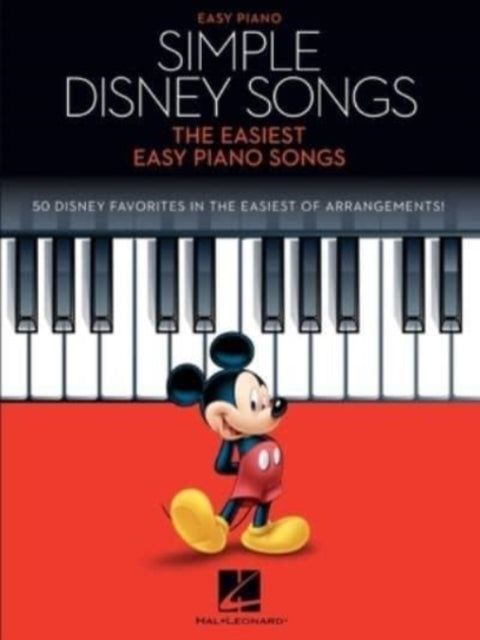 Book cover of: Simple Disney Songs. By: Hal Leonard Corp.