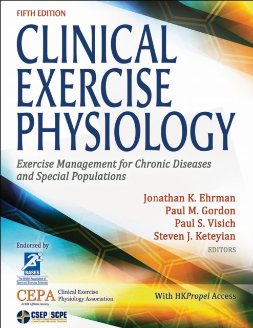 Book cover of: Clinical Exercise Physiology. By: Jonathan K. Ehrman
