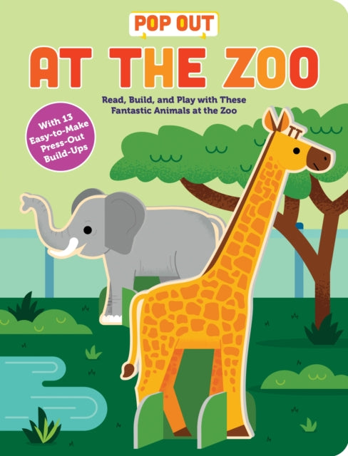 Pop Out at the Zoo, Read, Build, and Play with these Fantastic Animals at the Zoo 9781728291321 duopress labs