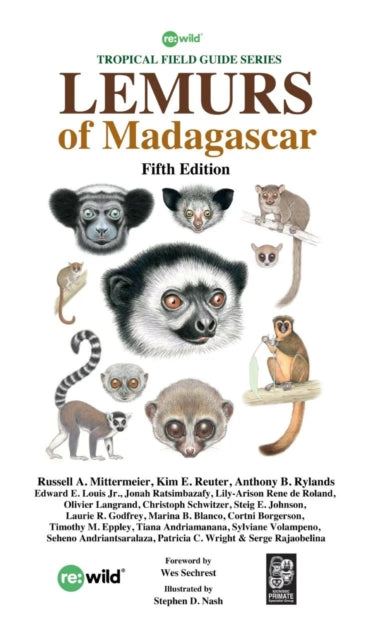 Book cover of: Lemurs of Madagascar. By: Russell Mittermeier