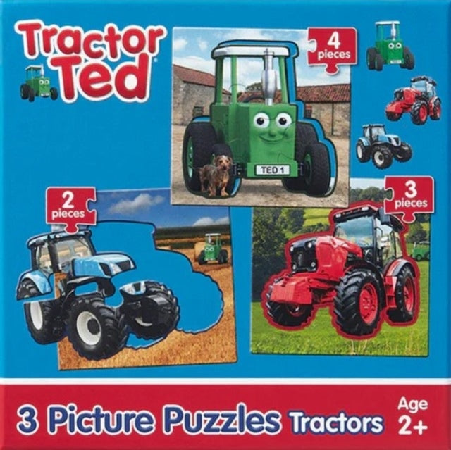 Book cover of: Tractor Ted 3 Picture Puzzles Tractors