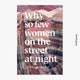 Book cover of: Why so few women on the street at night. By: Abuaker
