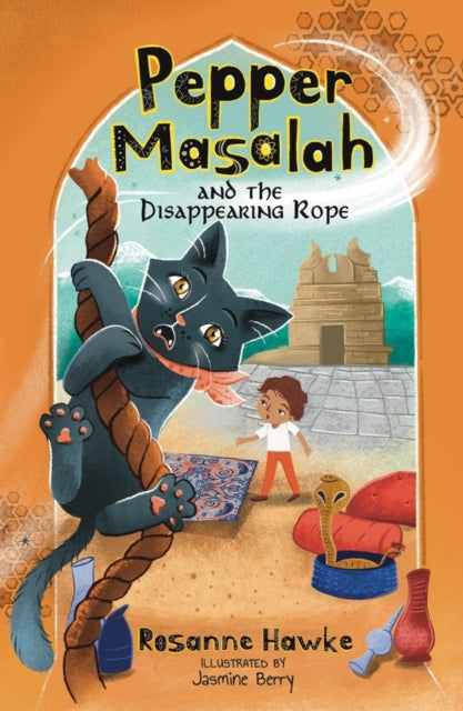 Book cover of: Pepper Masalah and the Disappearing Rope. By: Rosanne Hawke
