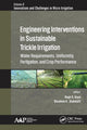 Book cover of: Engineering Interventions in Sustainable Trickle Irrigation. By: Megh Raj Goyal