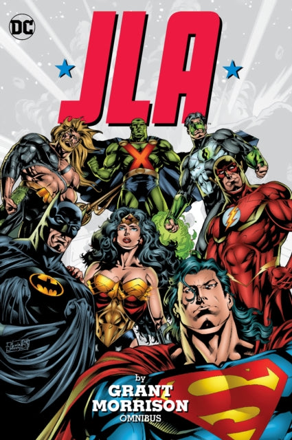 Book cover of: JLA by Grant Morrison Omnibus. By: Grant Morrison