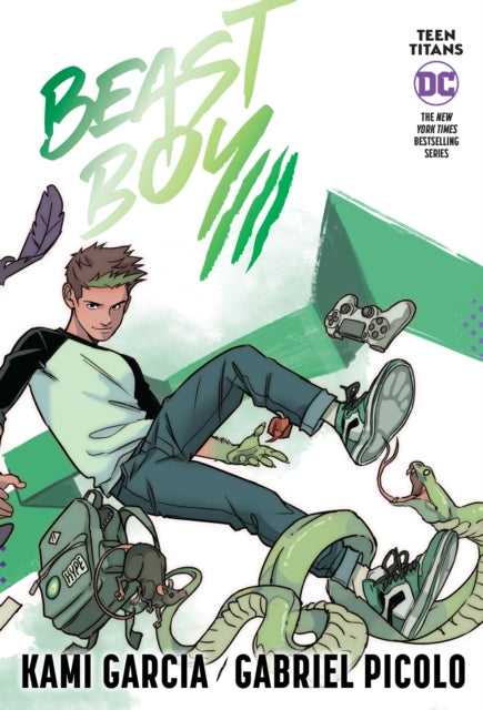 Book cover of: Teen Titans: Beast Boy (Connecting Cover Edition). By: Kami Garcia