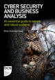 Book cover of: Cyber Security and Business Analysis. By: Bindu Channaveerappa