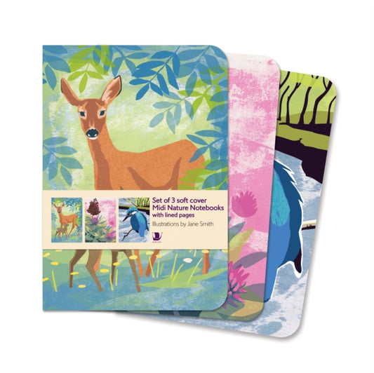 Nature Notebooks Midi Set, Set of 3 9781780279169 Jane Smith