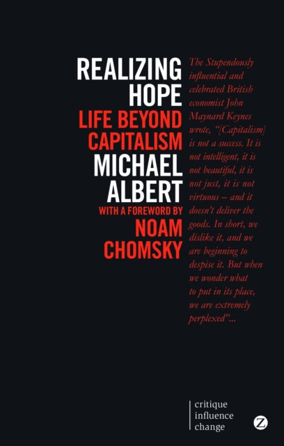 Book cover of: Realizing Hope. By: Michael Albert