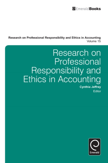 Book cover of: Research on Professional Responsibility and Ethics in Accounting. By: Cynthia Jeffrey