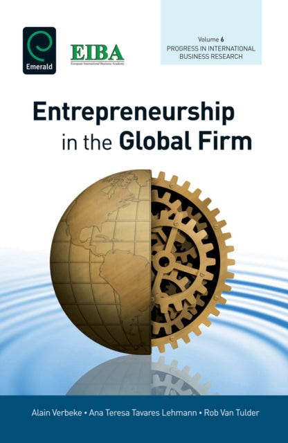Book cover of: Entrepreneurship in the Global Firm. By: Alain Verbeke