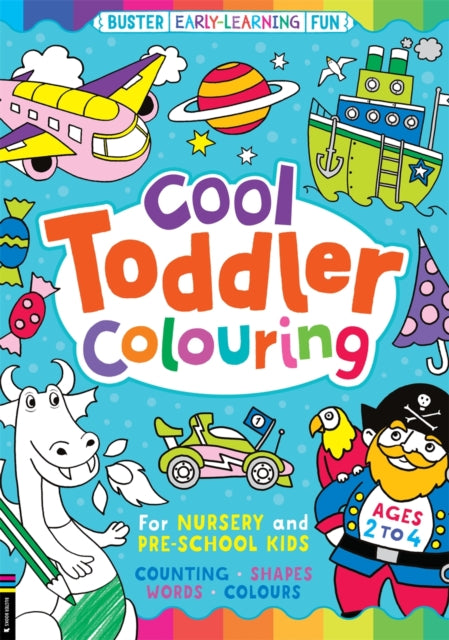 Book cover of: Cool Toddler Colouring. By: Emily Twomey