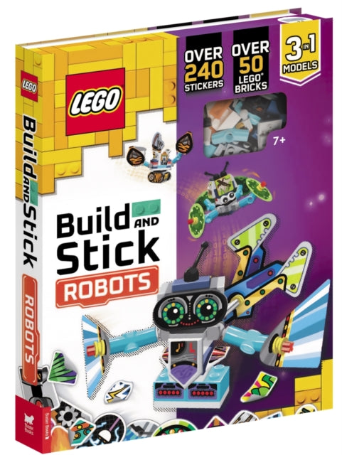 Book cover of: LEGO® Books: Build and Stick: Robots. By: LEGO®