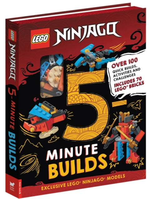 Book cover of: LEGO® NINJAGO®: Five-Minute Builds (with 70 LEGO bricks). By: LEGO®