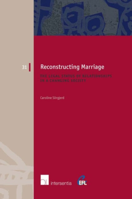 Book cover of: Reconstructing Marriage. By: Caroline Sörgjerd
