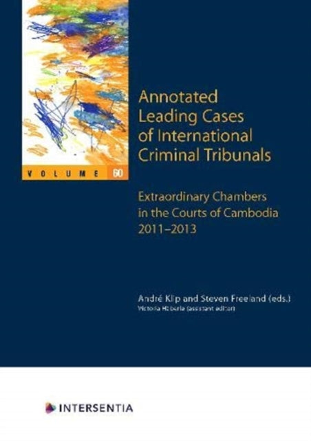 Book cover of: Annotated Leading Cases of International Criminal Tribunals - volume 60