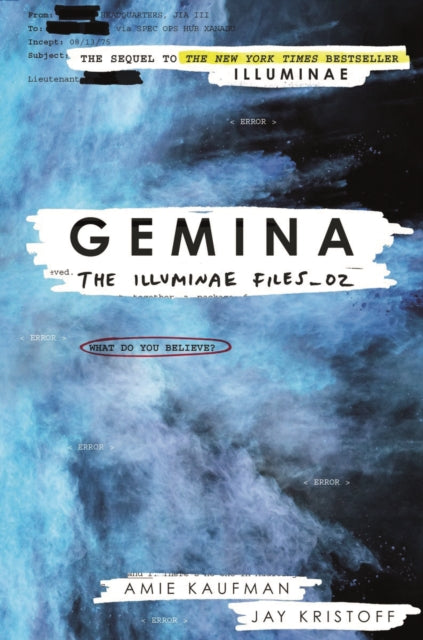 Book cover of: Gemina. By: Jay Kristoff