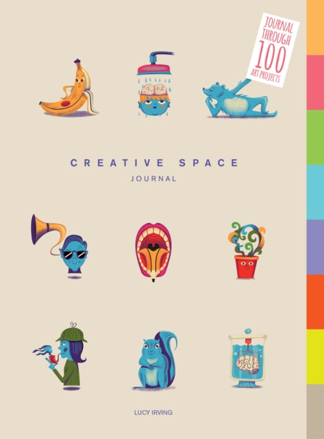 Book cover of: Creative Space Journal. By: Irving Lucy