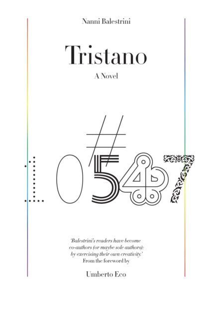 Book cover of: Tristano. By: Nanni Balestrini