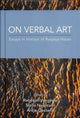 Book cover of: On Verbal Art. By: Stella Neumann