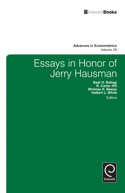 Book cover of: Essays in Honor of Jerry Hausman. By: Badi Baltagi