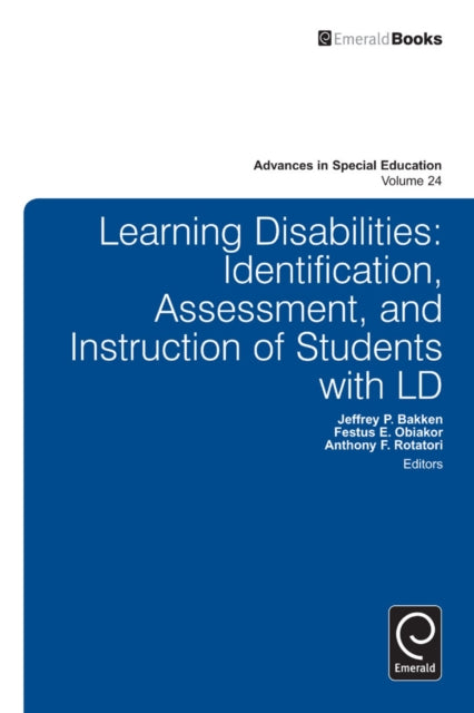 Book cover of: Learning Disabilities. By: Jeffrey P. Bakken