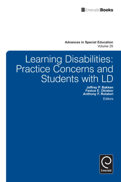 Book cover of: Learning Disabilities. By: Jeffrey P. Bakken