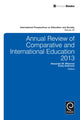 Book cover of: Annual Review of Comparative and International Education 2013. By: Alexander W. Wiseman
