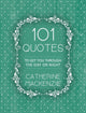 Book cover of: 101 Quotes. By: Catherine MacKenzie