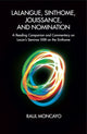 Book cover of: Lalangue, Sinthome, Jouissance, and Nomination. By: Raul Moncayo