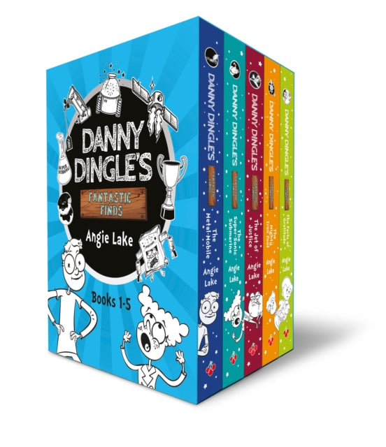 Book cover of: Danny Dingle's Fantastic Finds: 5 Book Box Set. By: Angie Lake