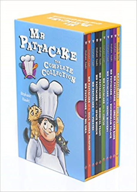 Book cover of: Complete Mr Pattacake Collection: 10 Book Box Set. By: Stephanie Baudet