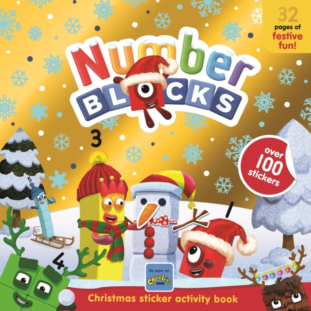 Numberblocks Christmas Sticker Activity Book 9781782269533 Tori Cotton
