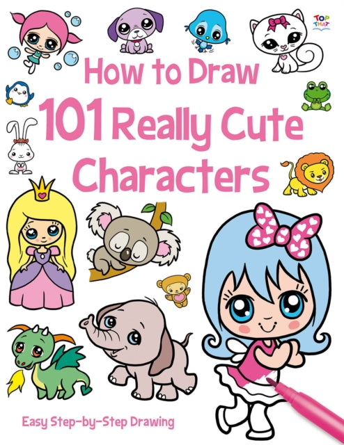 Book cover of: How to Draw 101 Cute Characters