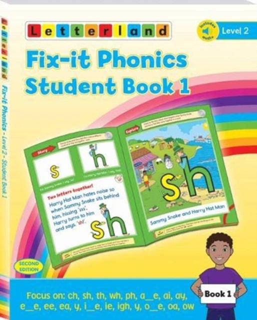 Book cover of: Fix-it Phonics - Level 2 - Student Book 1 (2nd Edition). By: Lisa Holt