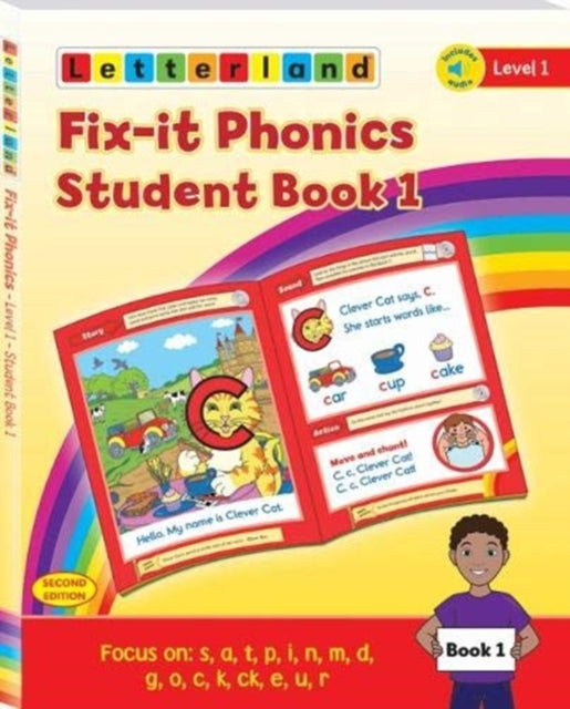 Book cover of: Fix-it Phonics - Level 1 - Student Book 1 (2nd Edition). By: Lisa Holt