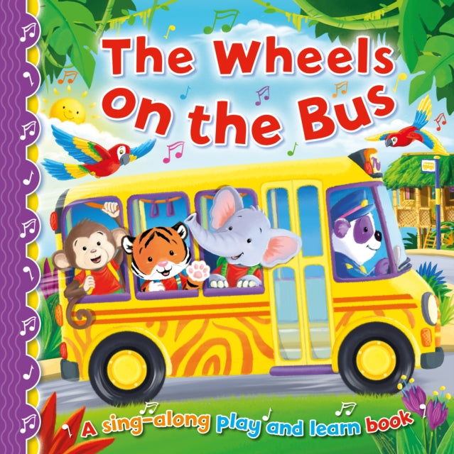 Book cover of: Wheels on the Bus. By: Angela Hewitt
