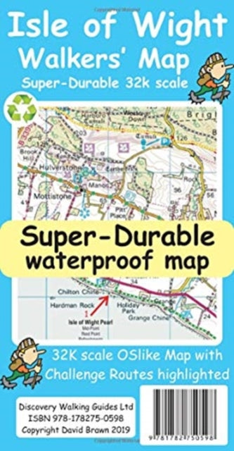 Book cover of: Isle of Wight Walkers Map