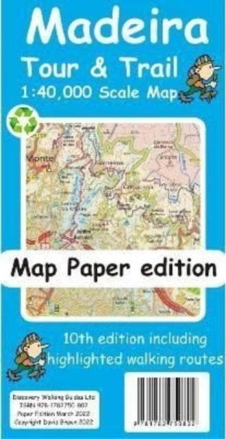 Book cover of: Madeira Tour and Trail Map paper edition