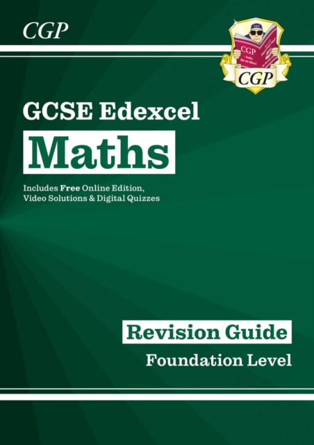 GCSE Maths Edexcel Revision Guide: Foundation inc Online Edition, Videos & Quizzes 9781782944003 CGP Books