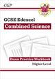 Book cover of: GCSE Combined Science Edexcel Exam Practice Workbook - Higher (answers sold separately). By: CGP Books